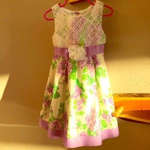 Youngland 4T Floral Spring Dress
